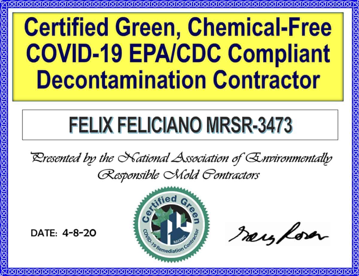 Dri Air Restoration - Certified Green, Chemical-Free COVID-19 EPA/CDC Compliant Decontamination Contractor